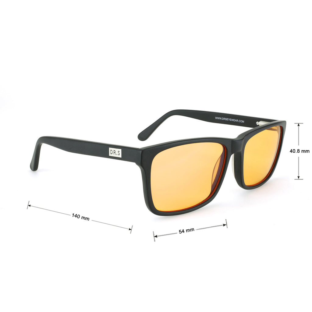 Large Square Blue Light Filtering Glasses